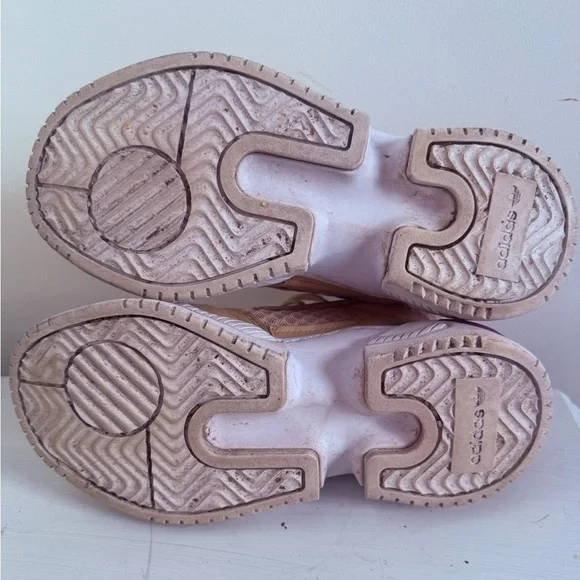 Adidas Women’s Supercourt RX 'Linen' Tan Cream Pink FV3699 Sneakers Size 6 - Picture 11 of 12